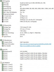 Procesor PC i5-2300 6M Cache 3.10 GHz 4 Cores LGA1155 SandyBridge foto