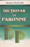 NICOLAE FELECAN - DICTIONAR DE PARONIME