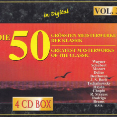 CD Clasic: 50 Greatest Masterworks of the Classic ( box cu 4 CD-uri )