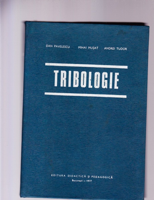 TRIBOLOGIE