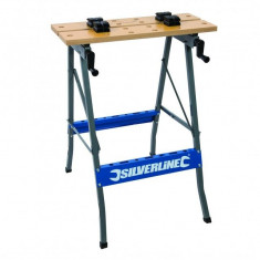 Banc , masa de lucru , Silverline Portable Workbench foto