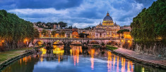 Puzzle Castorland 600 panoramic View of St. Peters Basilica Vatica foto