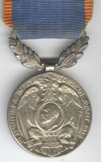 IN AMINTIREA INALTATORULUI AVANT - 1913 - REGELE CAROL 1 - Medalie SUPERBA foto