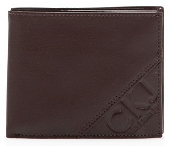 Calvin Klein CEF105 portofel barbati maro nou 100% original. Livrare rapida foto