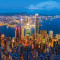 Puzzle Castorland panoramic - 600 de piese - Hongkong Twilight