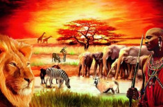 Puzzle Ravensburger - 3000 de piese - SAVANA foto