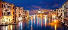 Puzzle Castorland panoramic - 600 de piese - The Grand Canal by Night Venice foto