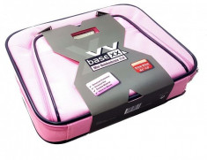 Geanta protectie laptop , 282 x 225 x 45 mm , Roz foto