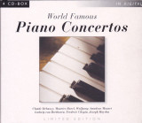 CD Clasic: World Famous Piano Concertos ( box cu 4 CD-uri, stare foarte buna )