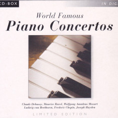 CD Clasic: World Famous Piano Concertos ( box cu 4 CD-uri, stare foarte buna )