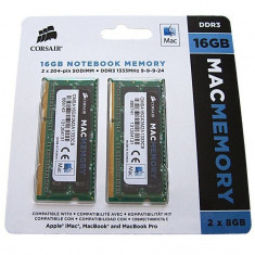 Memorie SODIMM DDR3 16GB,2*8 1333MHz, MAC Memory CMSA16GX3M2A1333C9 foto