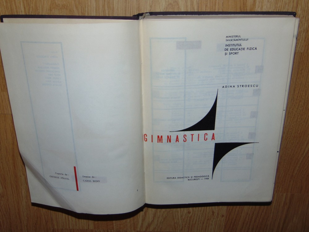 GIMNASTICA -ADINA STROESCU ANUL 1968 | arhiva Okazii.ro