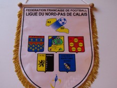 Fanion fotbal - Federatia Franceza de Fotbal (Liga de Nord) dimensiuni mari