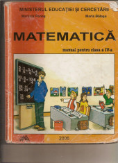 Matematica - manual pentru clasa a IV-a - Marcela Pene?, Maria Bala?a foto