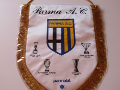 Fanion fotbal - AC PARMA (Italia-dimensiuni mari) foto