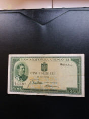 bancnote romanesti 500lei 1934 vf foto