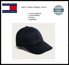 Sapca Tommy Hilfiger Neagra - Originala - Reglabila - Bumbac - Detalii in anunt foto