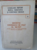Decretul Consiliului de stat nr. 188/1977/ legislatie veche/1977