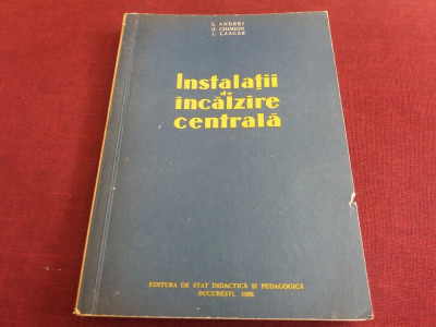 S ANDREI - INSTALATII DE INCALZIRE CENTRALA 1959 foto