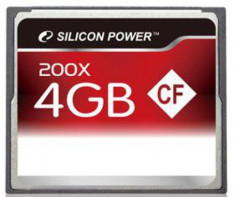 Card Silicon Power Compact Flash 4GB 200x foto