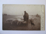 Carte postala-Feldpostkarte WWI,circulata 1914, Printata