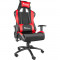 Scaun gaming Genesis NITRO 550 RED Negru/Rosu, Textil si Piele, Metal