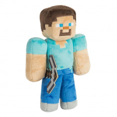 ORIGINAL Minecraft plush pack - STEVE - 31 cm +Bratara CADOU !! foto