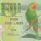 Bancnota Fiji 5 Dolari (2013) - P115 UNC ( polimer )