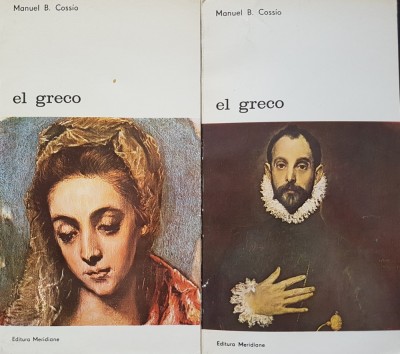 EL GRECO - Manuel B. Cossio (2 volume) foto