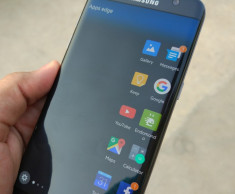 Samsung S7 EDGE Dual Sim, 32GB, 4G, Black Onyx G935F si Android 8.0 OREO foto