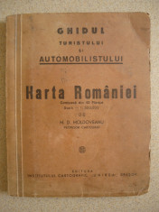 HARTA ROMANIEI ( 40 de planse ) - M. D. MOLDOVEANU - 1946 foto