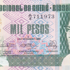 Bancnota Guineea Bissau 1.000 Pesos 1978 - P8b UNC