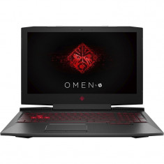 Laptop HP Gaming 15.6&amp;amp;#039;&amp;amp;#039; OMEN, FHD IPS, Intel Core i7-7700HQ , 8GB DDR4, 1TB 7200 RPM, GeForce GTX 1050 Ti 4GB, FreeDos, Shadow Black foto