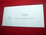 Invitatie a Pres. Curtii Constitutionale 1998 Lucian Mihai la Ziua Constitutiei