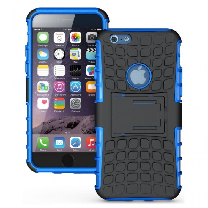 Husa antisoc pentru iPhone 6 / iPhone 6S Culoare Albastru Husa antisoc pentru iPhone 6 / iPhone 6S Culoare Albastru