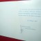 Felicitare semnata Prof Gen.Lt.George Ioan Danescu- Min. Interne