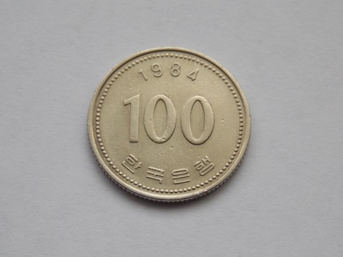 100 WON 1984 COREEA DE SUD