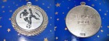9003-Medalie mare Fotbal Italia B 1903-1994-metal argintat.