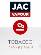 Lichid Tigara Electronica Premium Jac Vapour Tobacco Desert Ship 10ml, Nicotina 12mg/ml, 50%VG 50%PG, Fabricat in UK foto