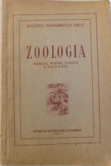 ZOOLOGIA, MANUAL PENTRU CLASELE A VI-A SI A VII-A , 1952 foto