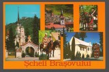 CPI B 10542 CARTE POSTALA - SCHEII BRASOVULUI, BISERICA SF. NICOLAE SI JUNII