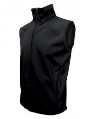 0612 Vesta softshell unisex negru S foto