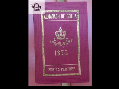 Almanach de Gotha 1875 foto