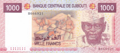 Bancnota Djibouti 1.000 Franci 2005 - P42 UNC foto