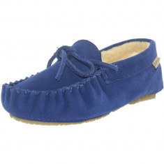 Bearpaw dama Ashlynn Cobalt Blue Ankle-High Suede Slipper foto