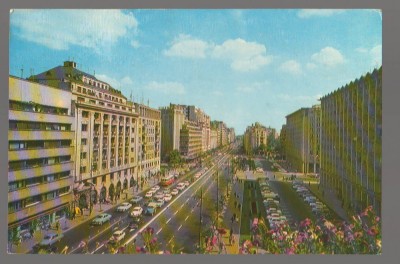 CPI B 10514 CARTE POSTALA - BUCURESTI. B-dul g-ral MAGHERU, AUTOTURISME foto