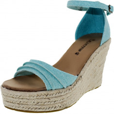 Bearpaw dama Blossom Tiffany Blue Ankle-High Fabric Sandal foto