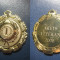 Medalia sportiva mare Nr. 1 Arets Veteran 2008 Premiul 1 alama aurita.