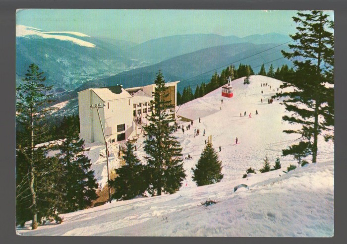 CPI B 10535 CARTE POSTALA - SINAIA. VEDERE SPRE STATIA TELEFERIC. COTA 1400