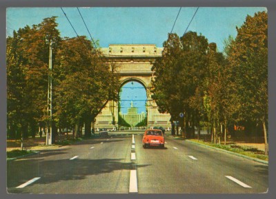 CPI B 10529 CARTE POSTALA - BUCURESTI. SOSEAUA KISELEFF, AUTOTURISM foto